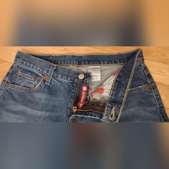 Lucky Brand Classic fit cotton blend Dark Blue Boot Cut Jeans - Picture 3 of 4